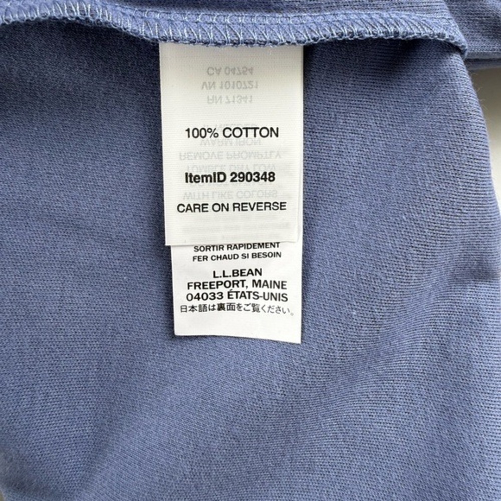LL Bean Larkspur Interlock Pullover Shawl‎ Collar 290348 Women's Medium NWT - Picture 6 of 9